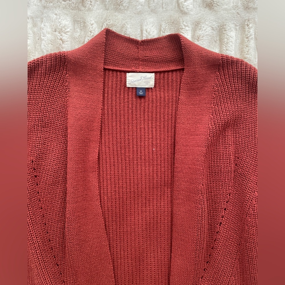 Universal Threads Open Front Slouchy Cardigan Rus… - image 2